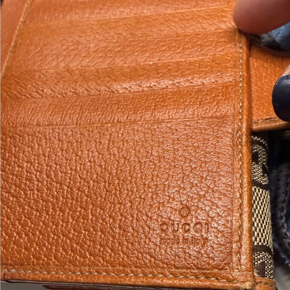 Gucci Brown GG Monogram Wallet - Picture 5 of 7